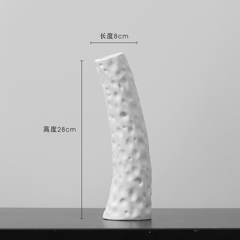 Simple abstract ceramic vase ornaments 4