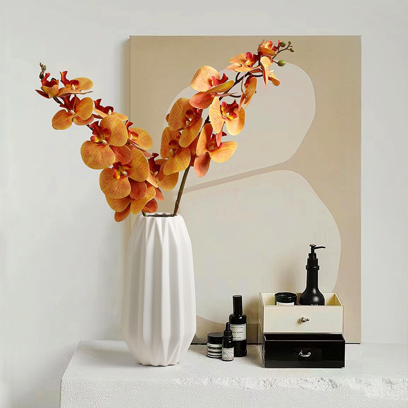 Phalaenopsis artificial flower high quality table decoration 15 02