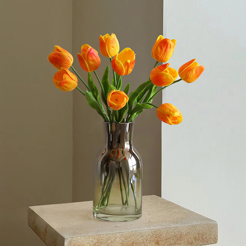 Artificial tulip flower single branch simulated feel 22