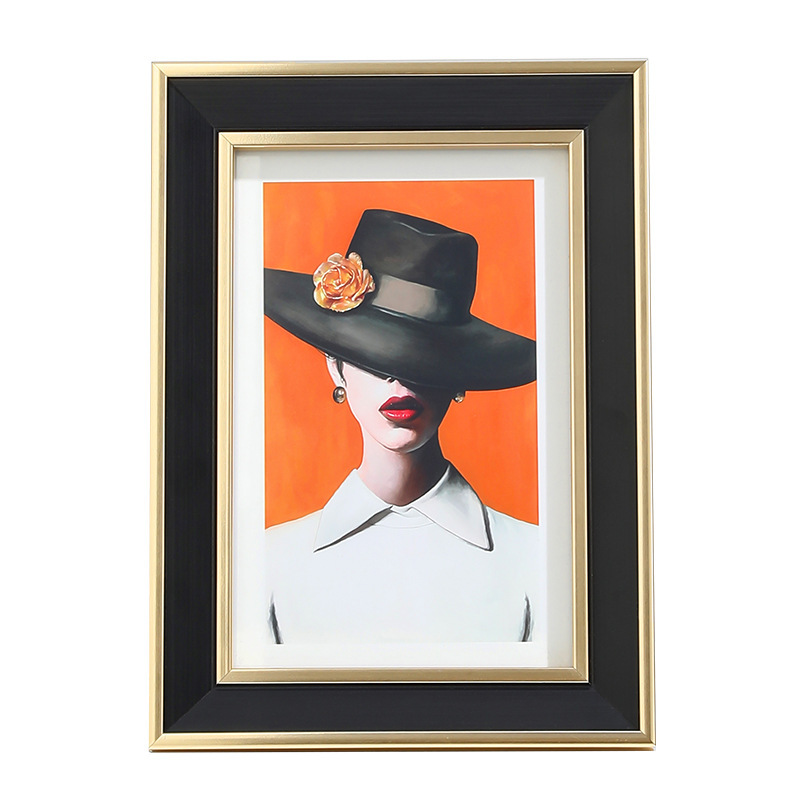 Artistic simple Nordic photo frame display 59