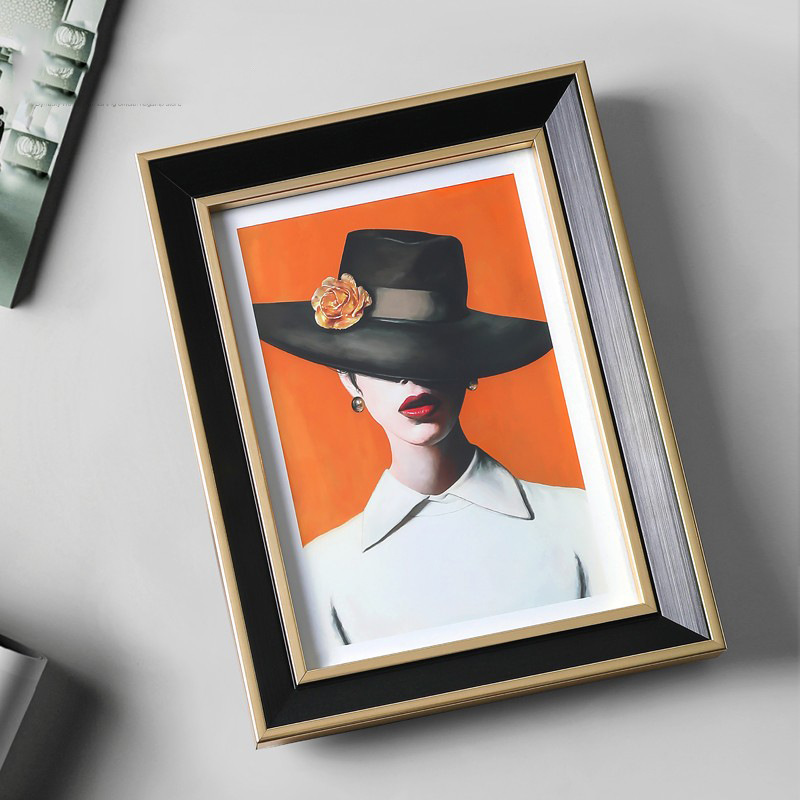 Artistic simple Nordic photo frame display 59 02