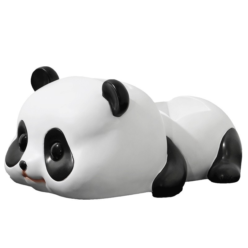 Creative panda tissue box ornament key storage 37