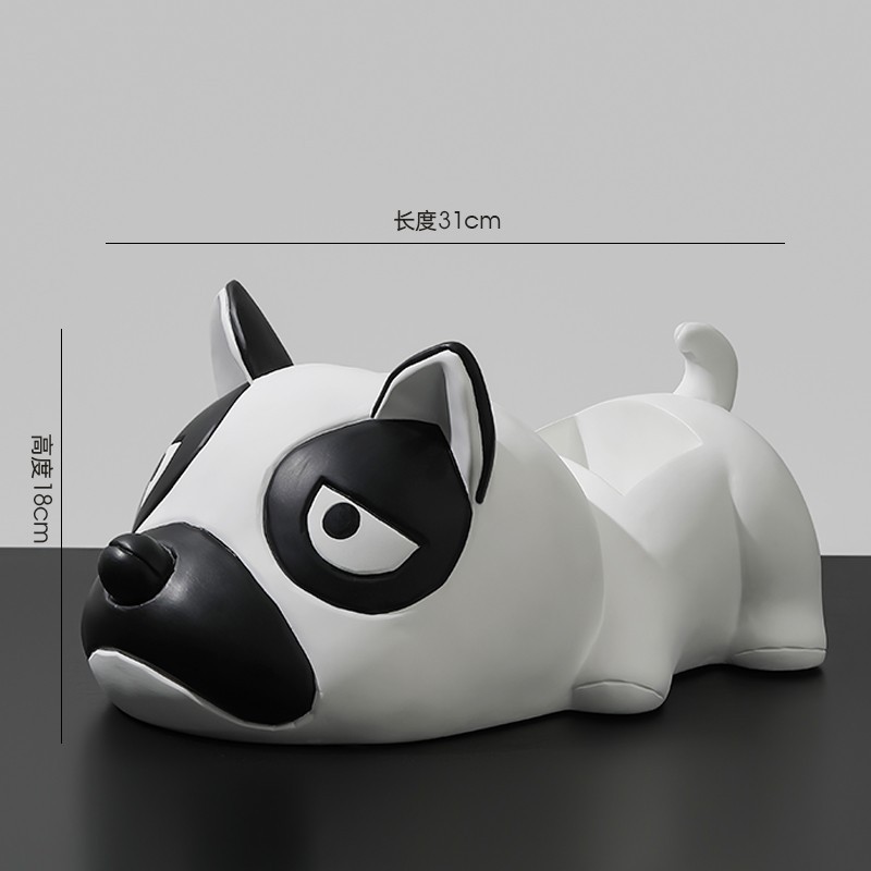 Creative panda tissue box ornament key storage 38