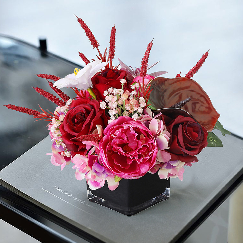 High-end artificial flower living room decoration ornaments 28