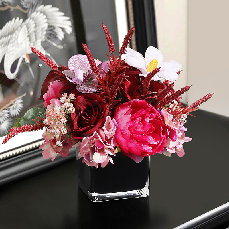 High-end artificial flower living room decoration ornaments 28