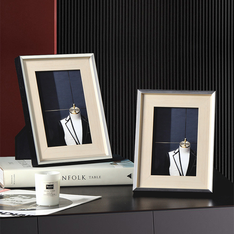 Light luxury solid wood photo frame display stand 48 01