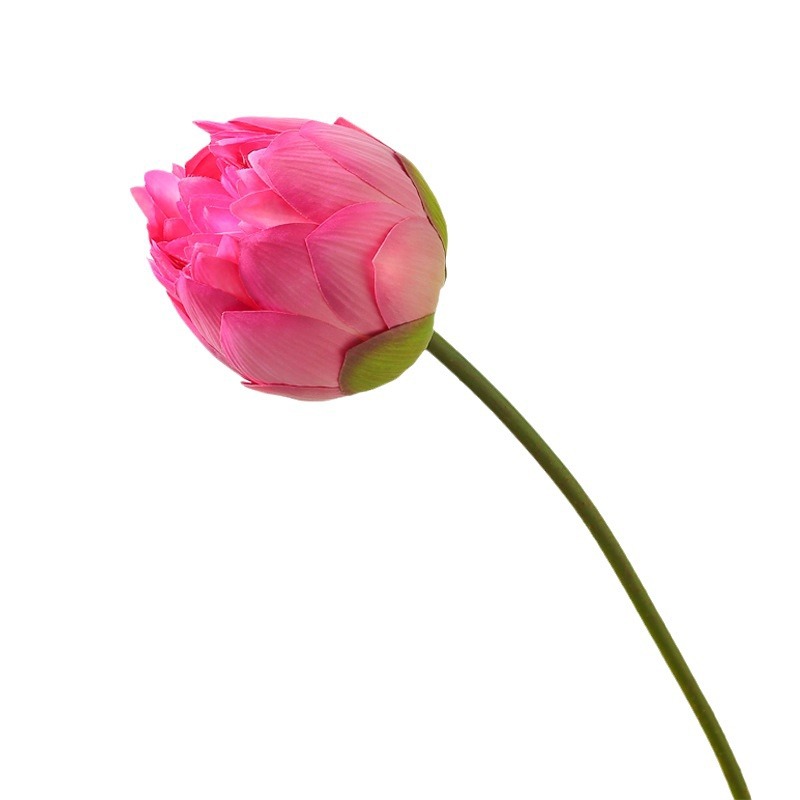 Lotus flower simulation lotus leaf pastoral style decoration 29