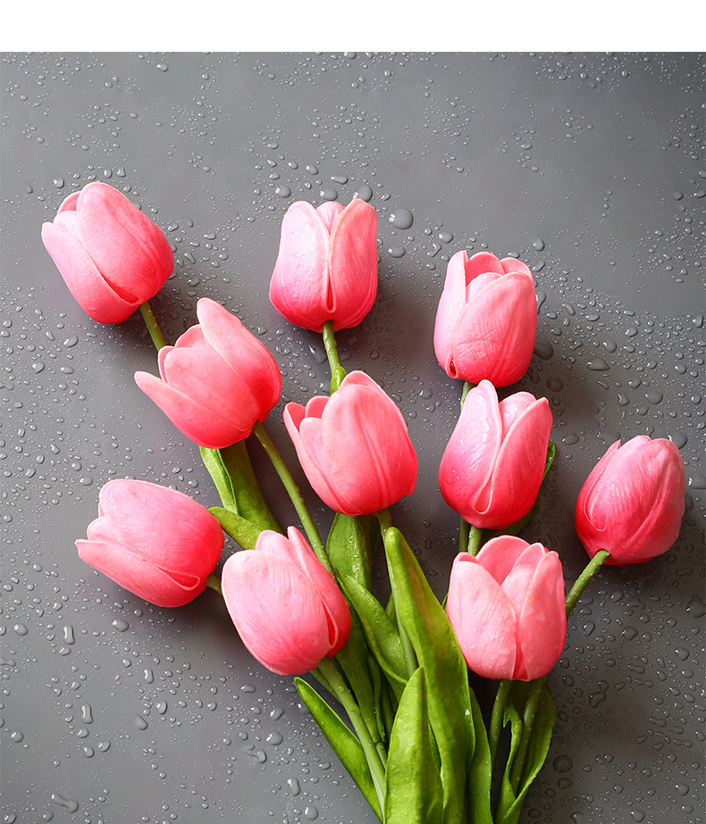 Tulip wedding supplies home decoration bouquet 24