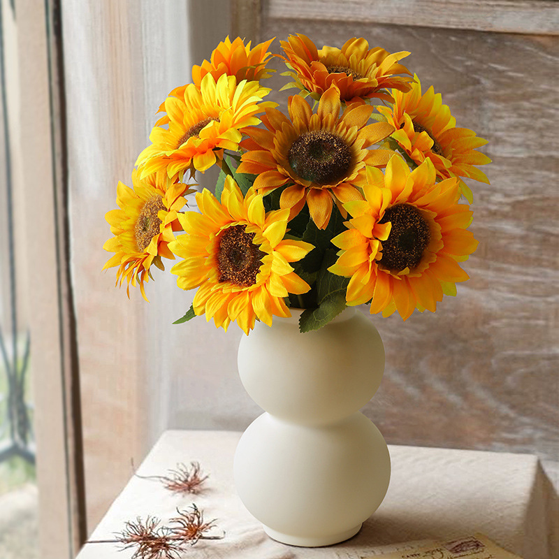 Vans Sunflower Simulation Bouquet Ornaments 17 01